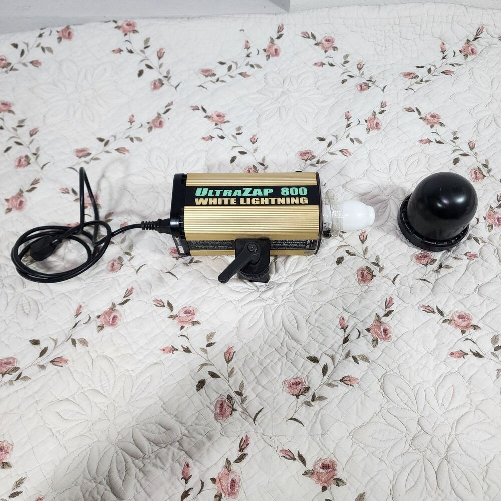 Paul C. Buff White Lightning UltraZap 800 Monolight Studio Strobe Flash with Cov